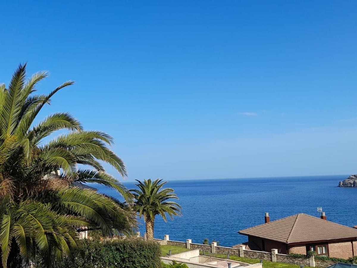Villa Vistas Al Mar, Urbanizacion Privada Con Piscina De Agua Salada Ajo Eksteriør billede