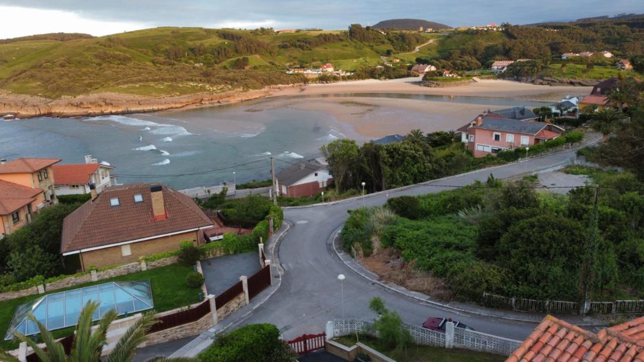Villa Vistas Al Mar, Urbanizacion Privada Con Piscina De Agua Salada Ajo Eksteriør billede